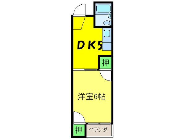 カ－サ宿院の物件間取画像